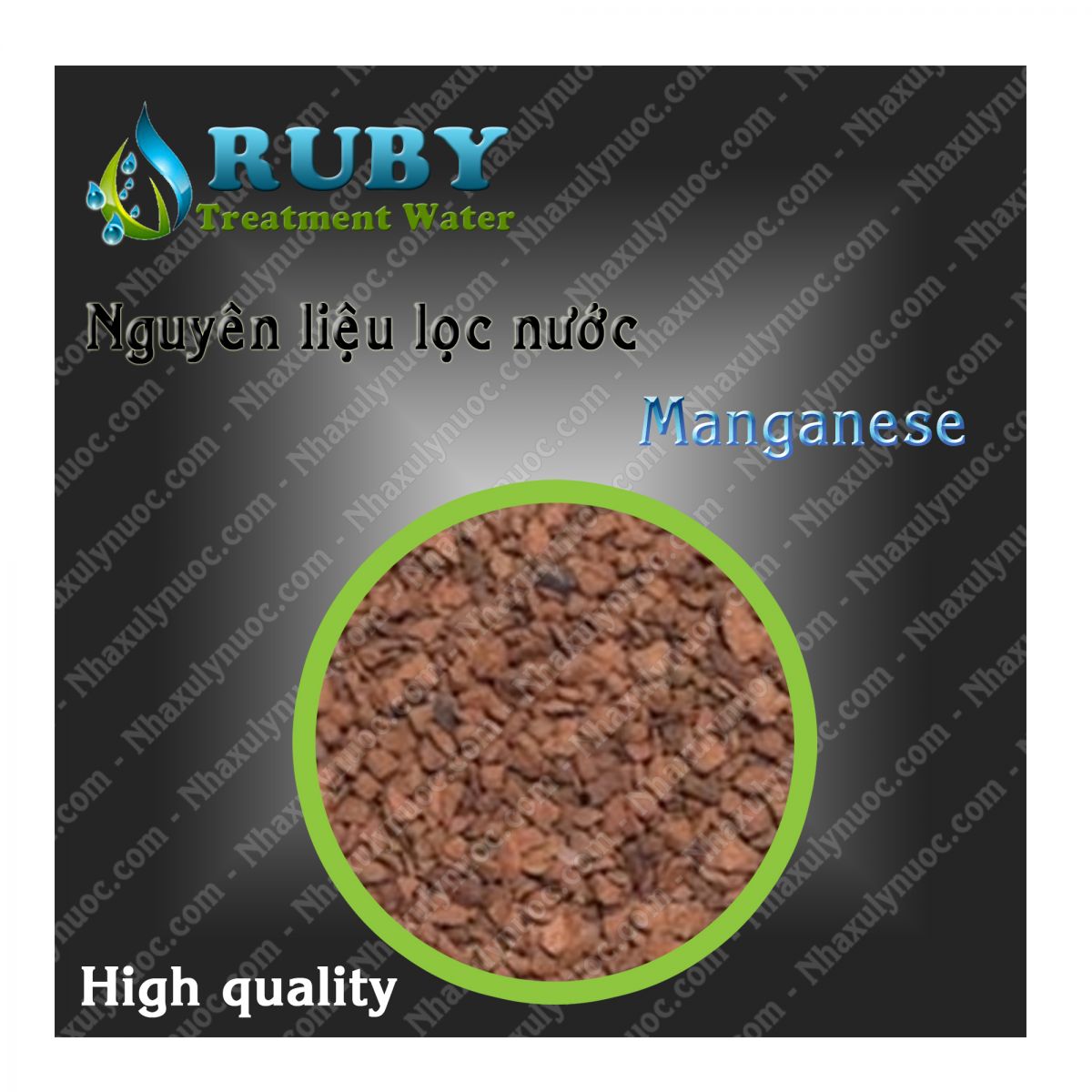 Cat mangan loc nuoc 0.8 - 1.5 mm