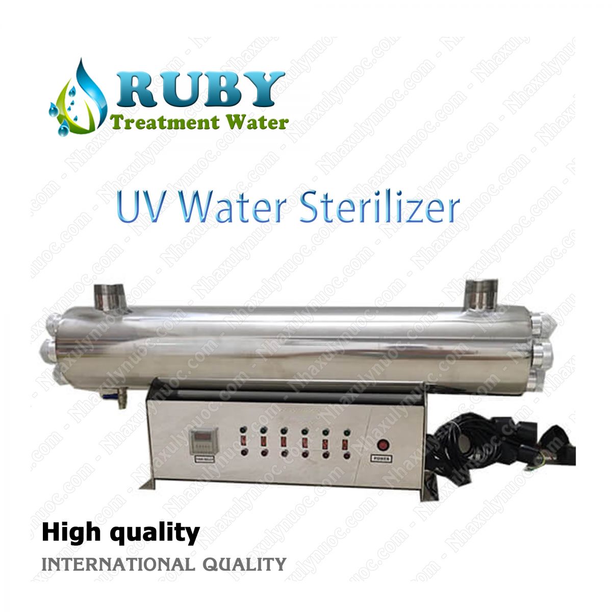 Thông Số Kỹ Thuật Bộ Đèn UV Diệt Khuẩn 330W (UV Water Sterilizer) 72 GPM