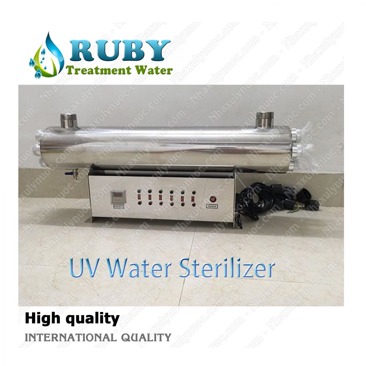 Mô Tả Bộ Đèn UV Diệt Khuẩn 330W (UV Water Sterilizer) 72 GPM