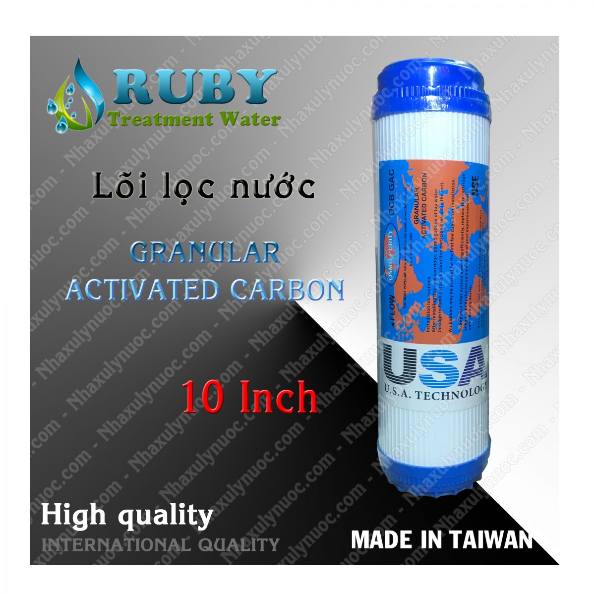 Loi loc nuoc UDF 10 inch Taiwan