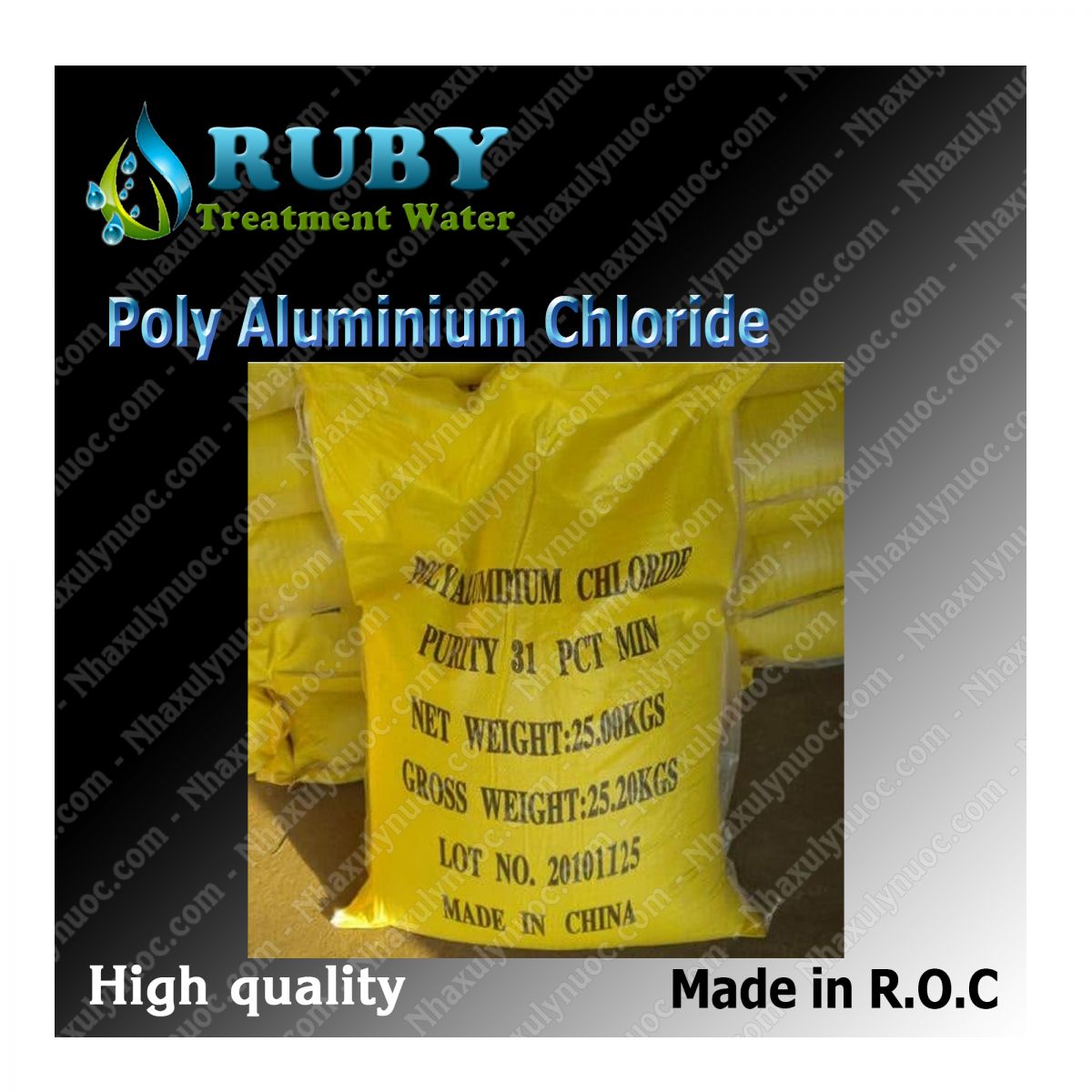 Ứng Dụng Poly Aluminium Chloride PAC 31%